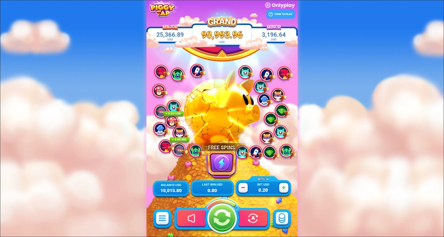 Piggy Tap Golden Piggy